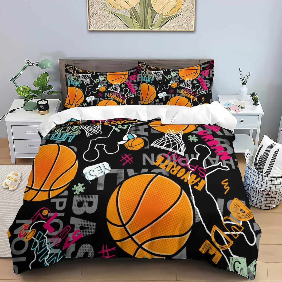 Basketball sports bedding for basketball lovers