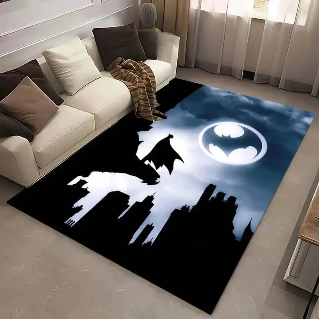 Soft home carpet rug placed in a living room with modern furniture