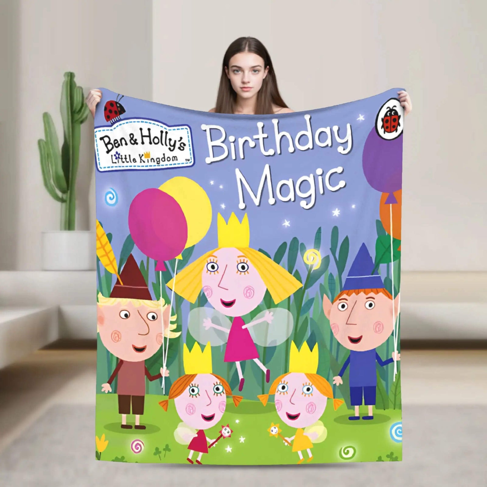 Ben and Holly’s Little Kingdom throw blanket