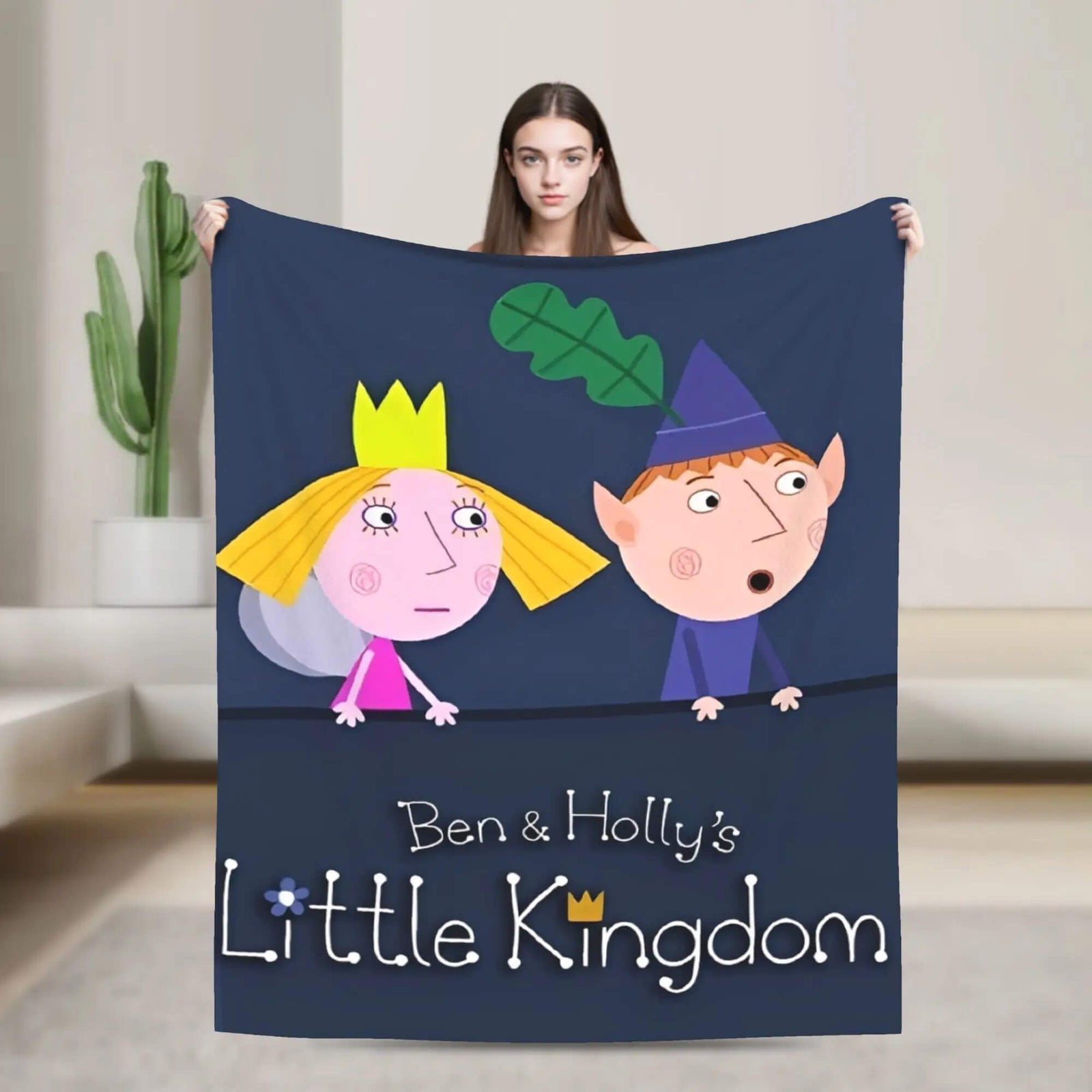 Ben and Holly magic throw blanket kids