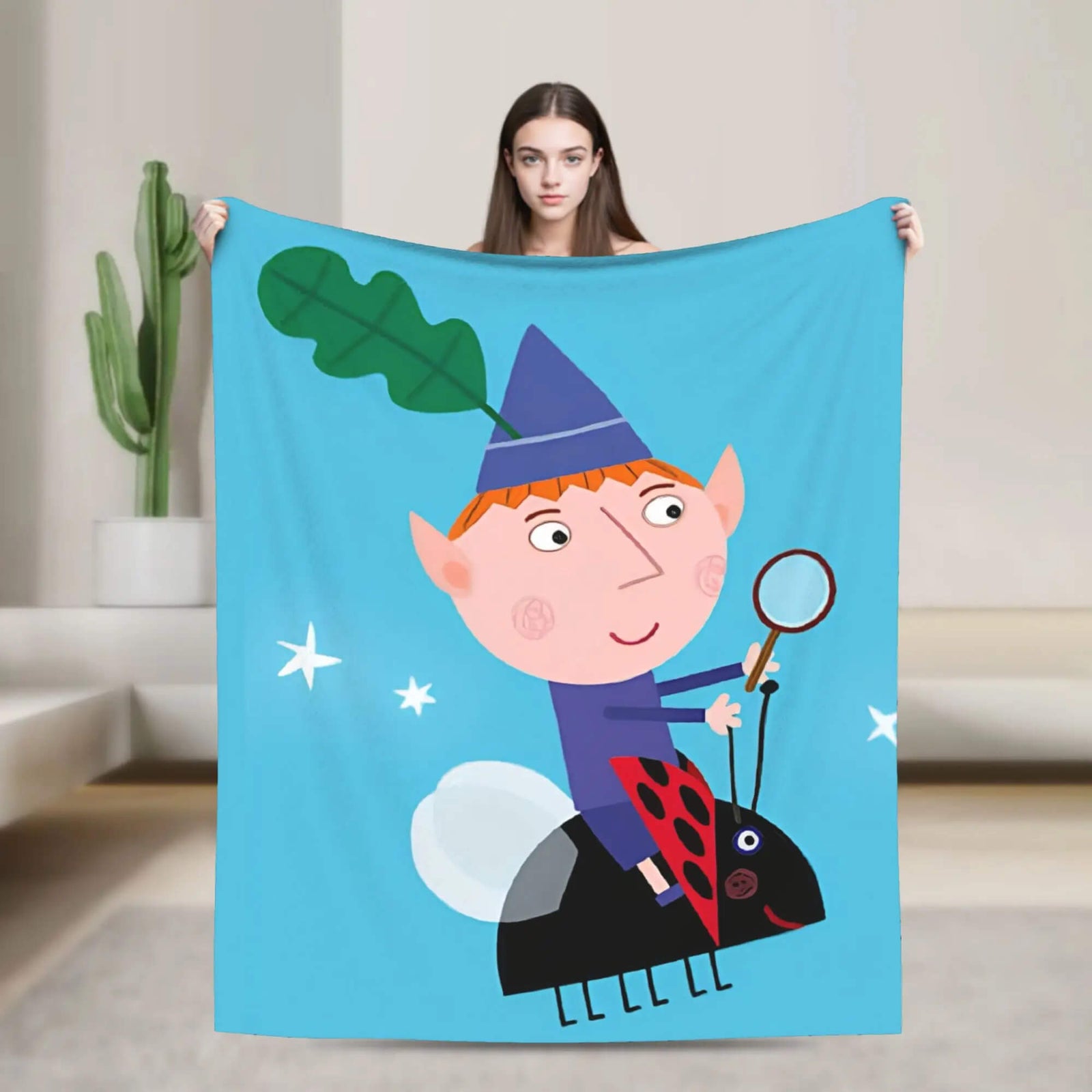 Magic cartoon blanket cozy style