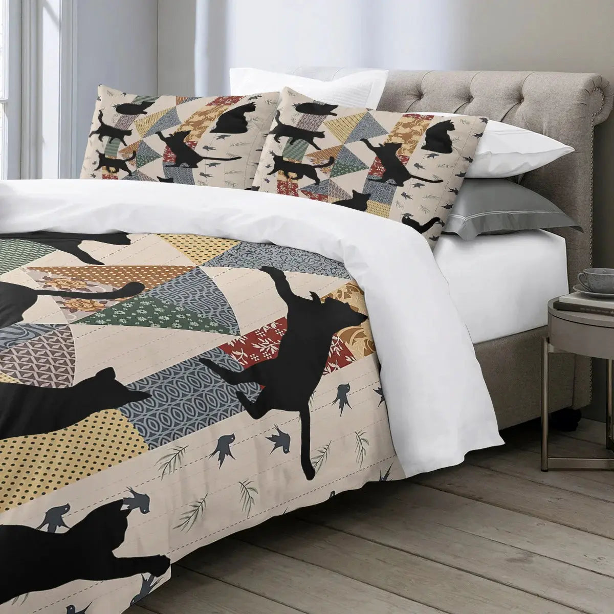 Black Cat Duvet Cover My Store