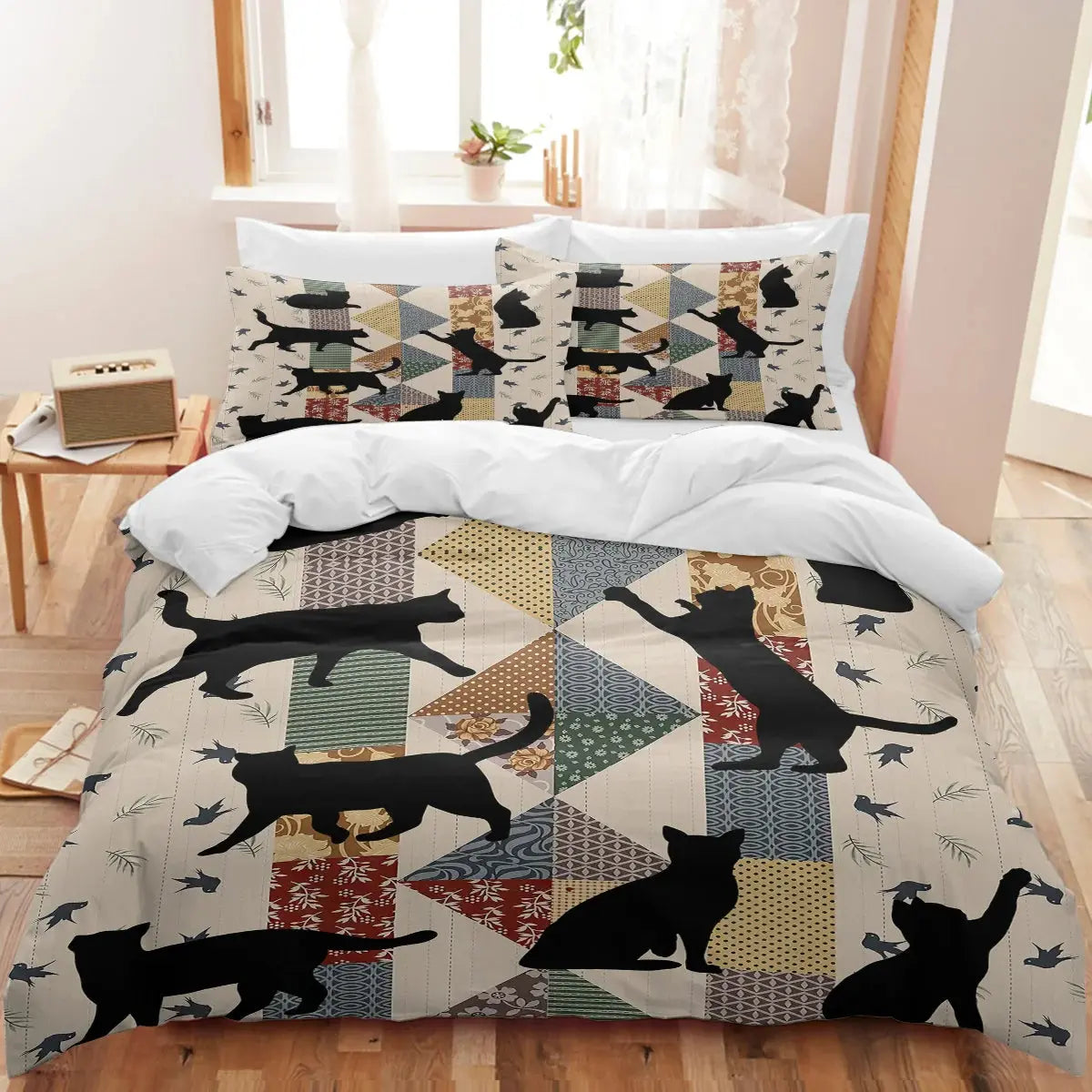 Black Cat Duvet Cover My Store