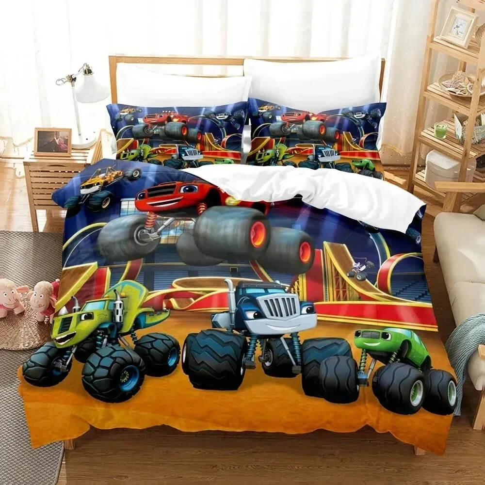 Monster Machines bedding kids bedroom