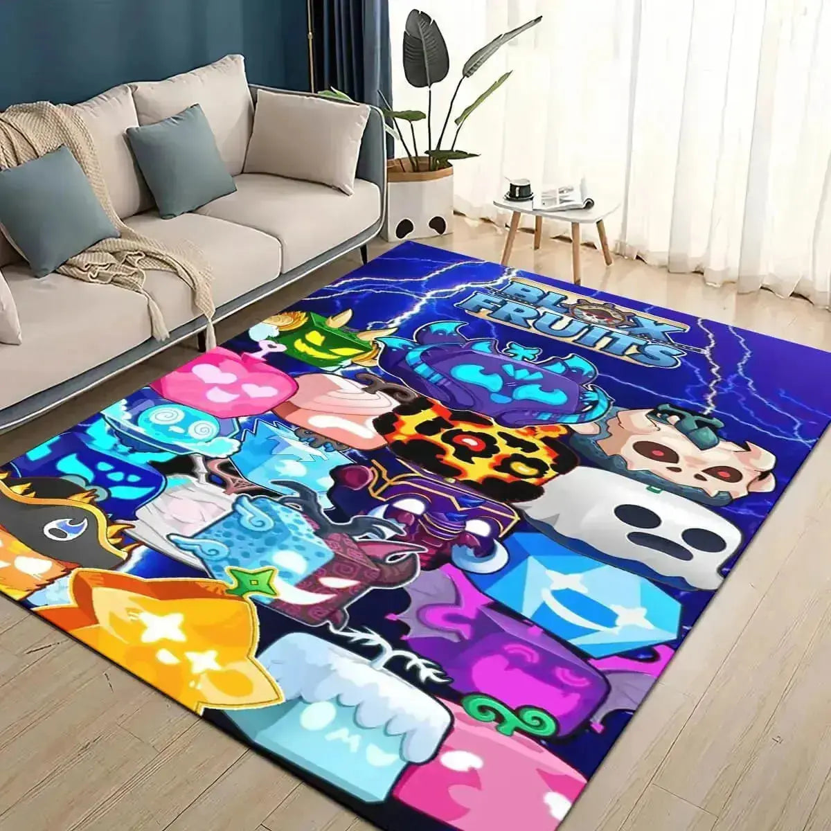 Soft home carpet rug placed in a living room with modern furniture