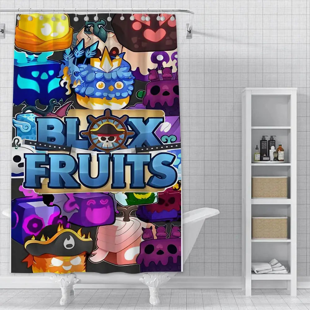 Blox Fruits Shower Curtain