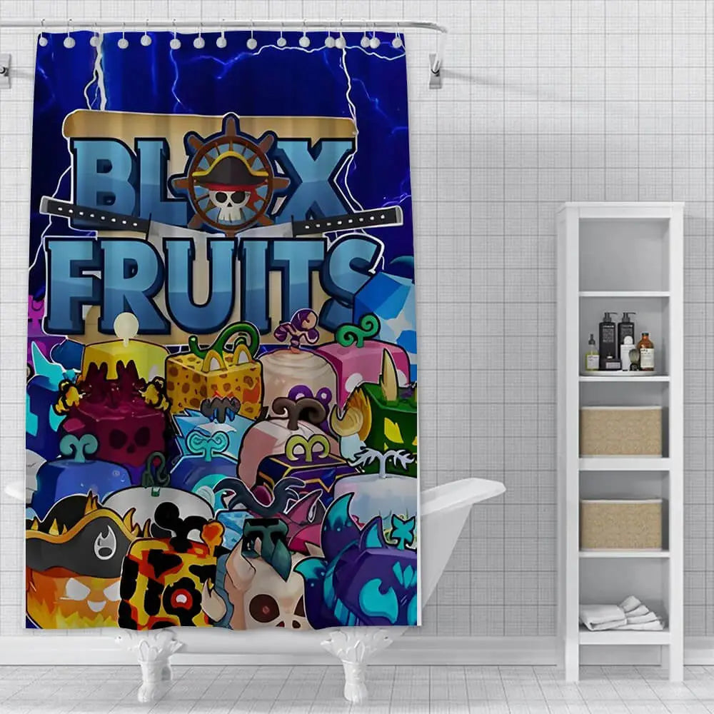 Blox Fruits Shower Curtain