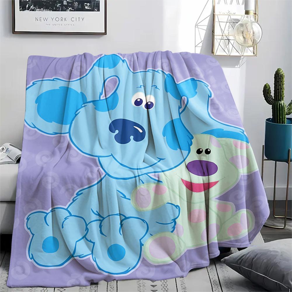 cozy kids throw blanket Blue’s Clues theme