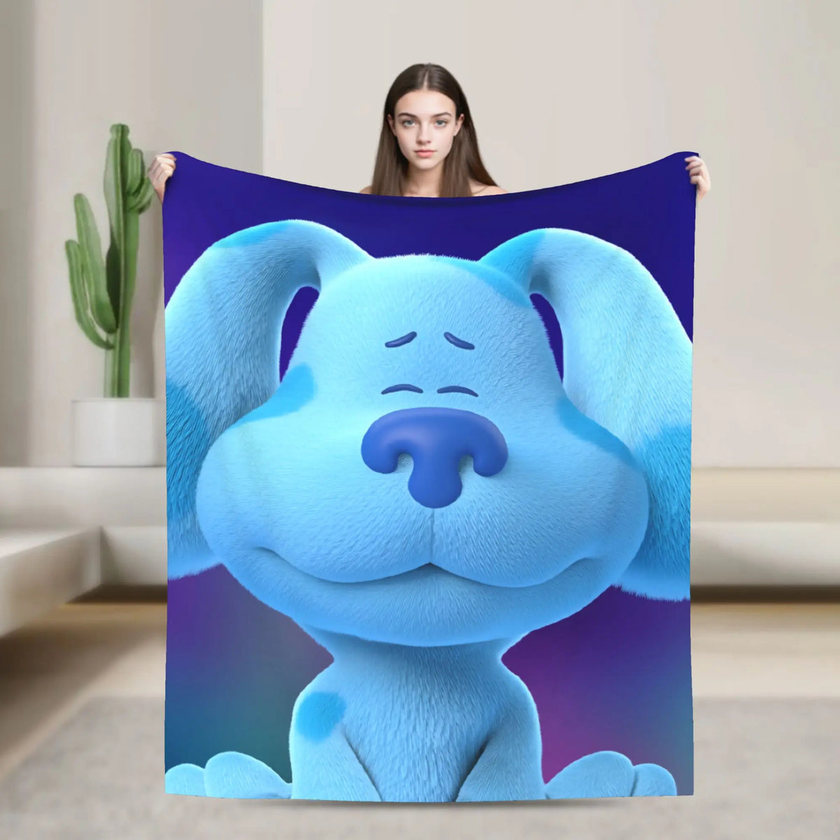 Blue’s Clues kids blanket for bedroom decor