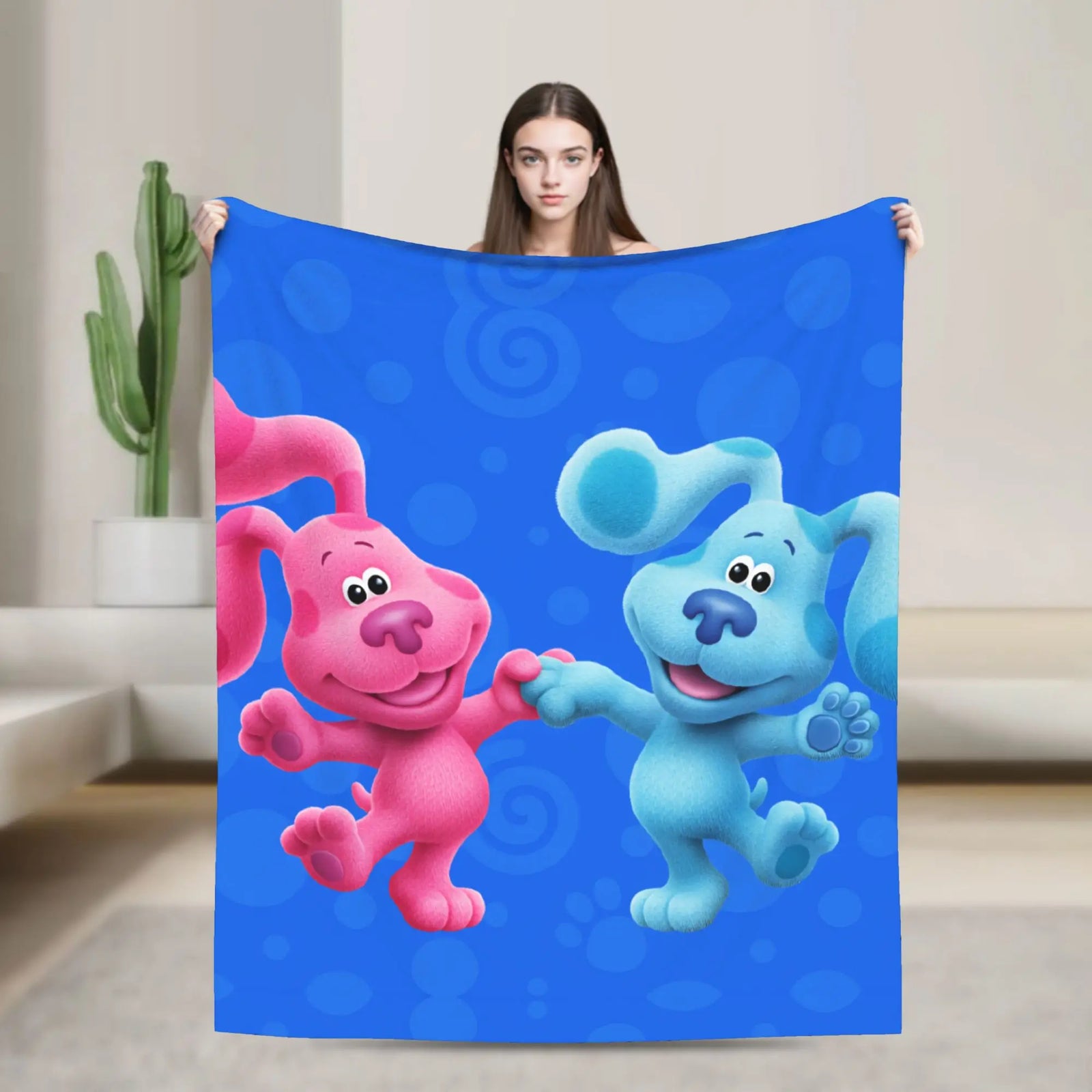 cartoon flannel blanket for boys and girls