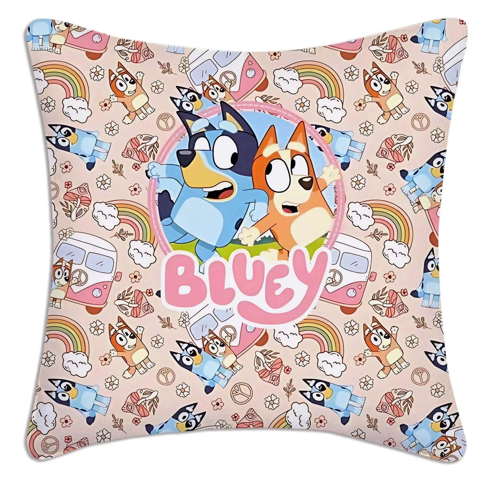 Bluey Cartoon Cushion Cover