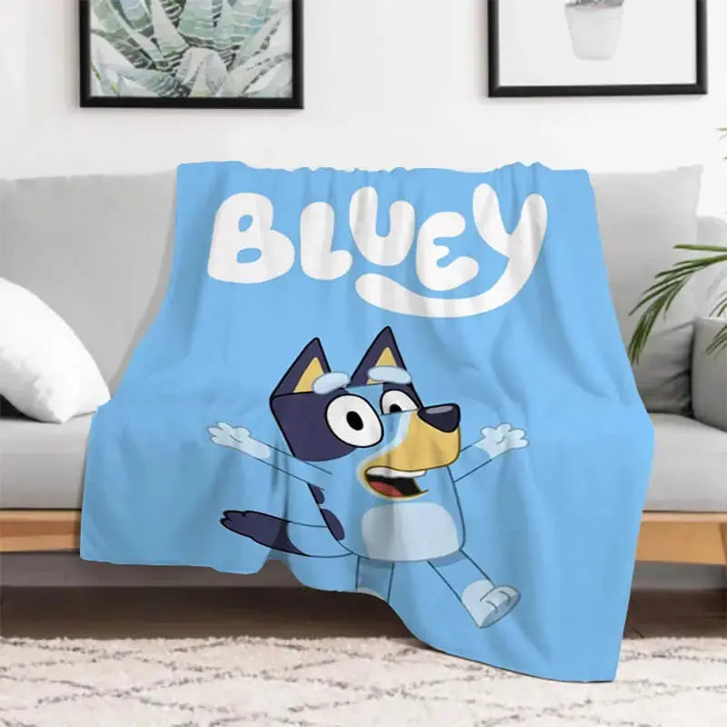 Bluey Cartoon Kids Throw Blanket Zirconic
