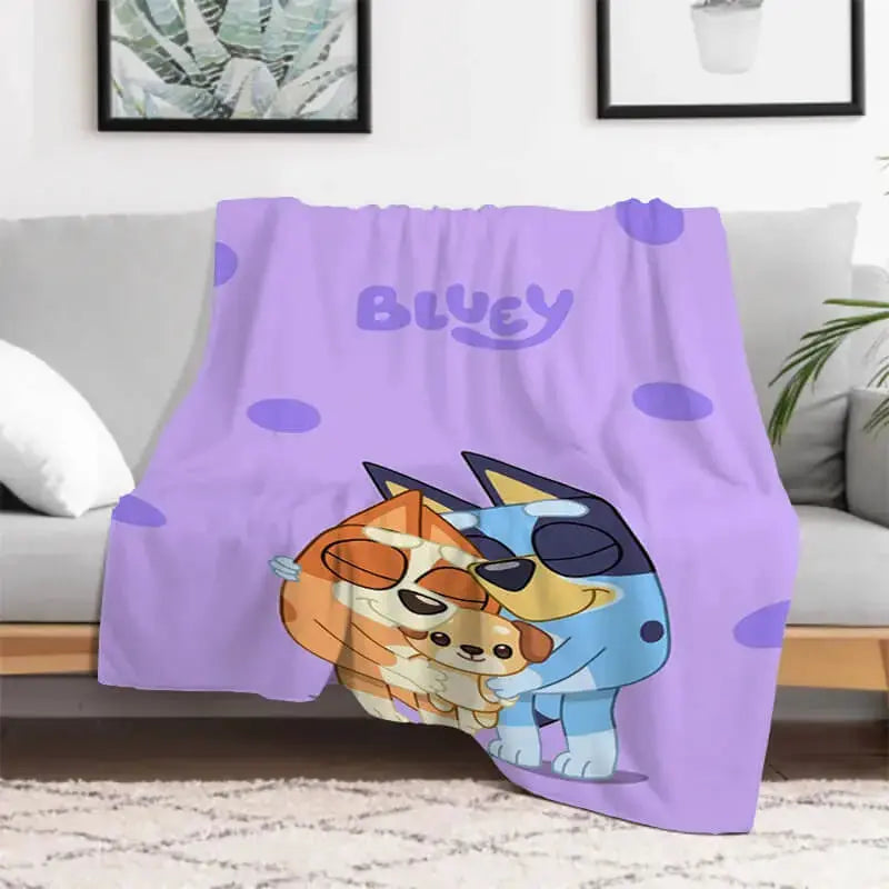 Bluey & Bingo Kids Throw Blanket Zirconic