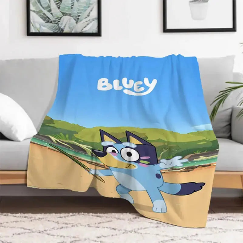 Bluey Kids Throw Blanket Zirconic