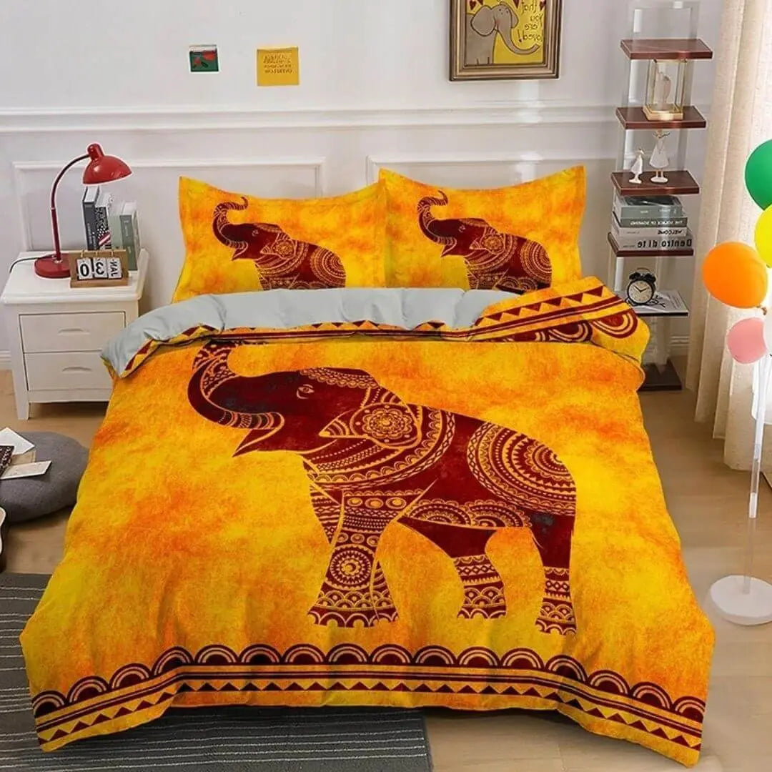 Bohemian Elephant Doona Cover