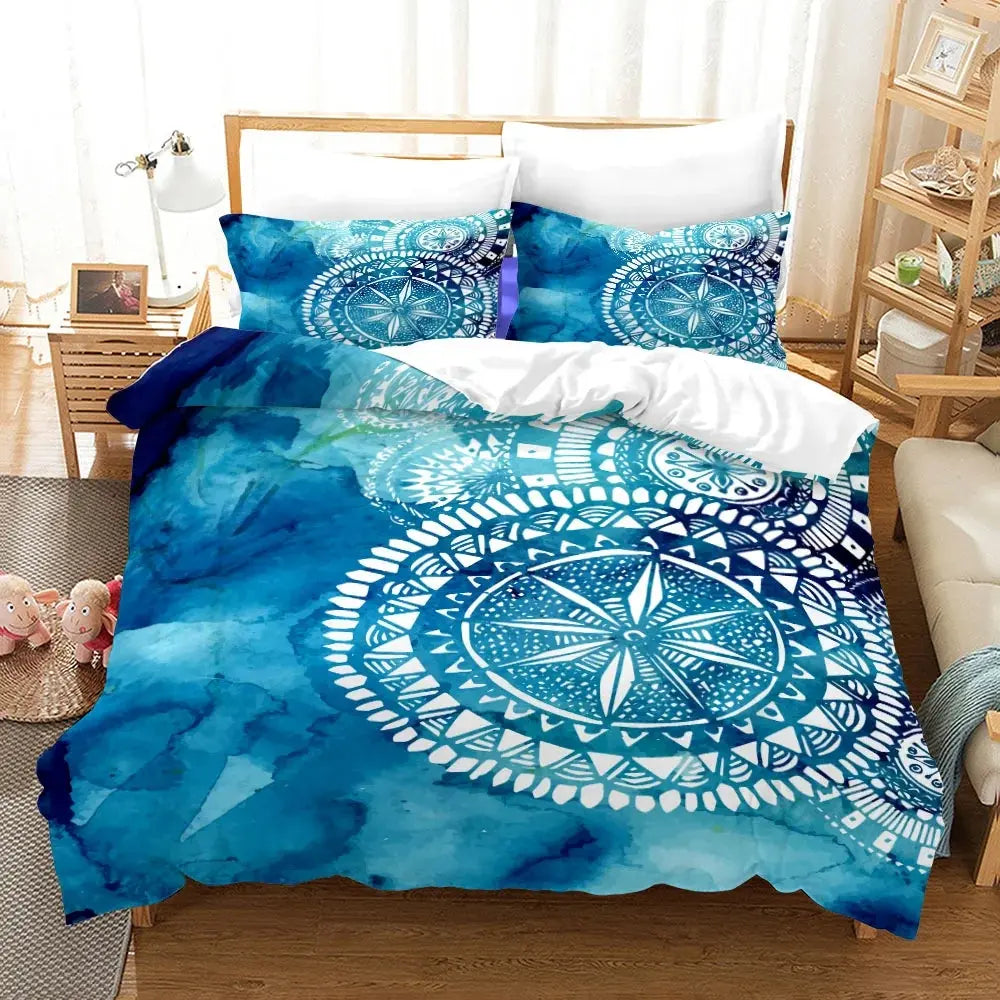 Bohemian Mandala Duvet Cover My Store