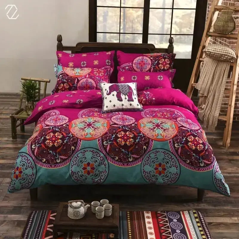3D Bohemian Style Doona Cover Zirconic