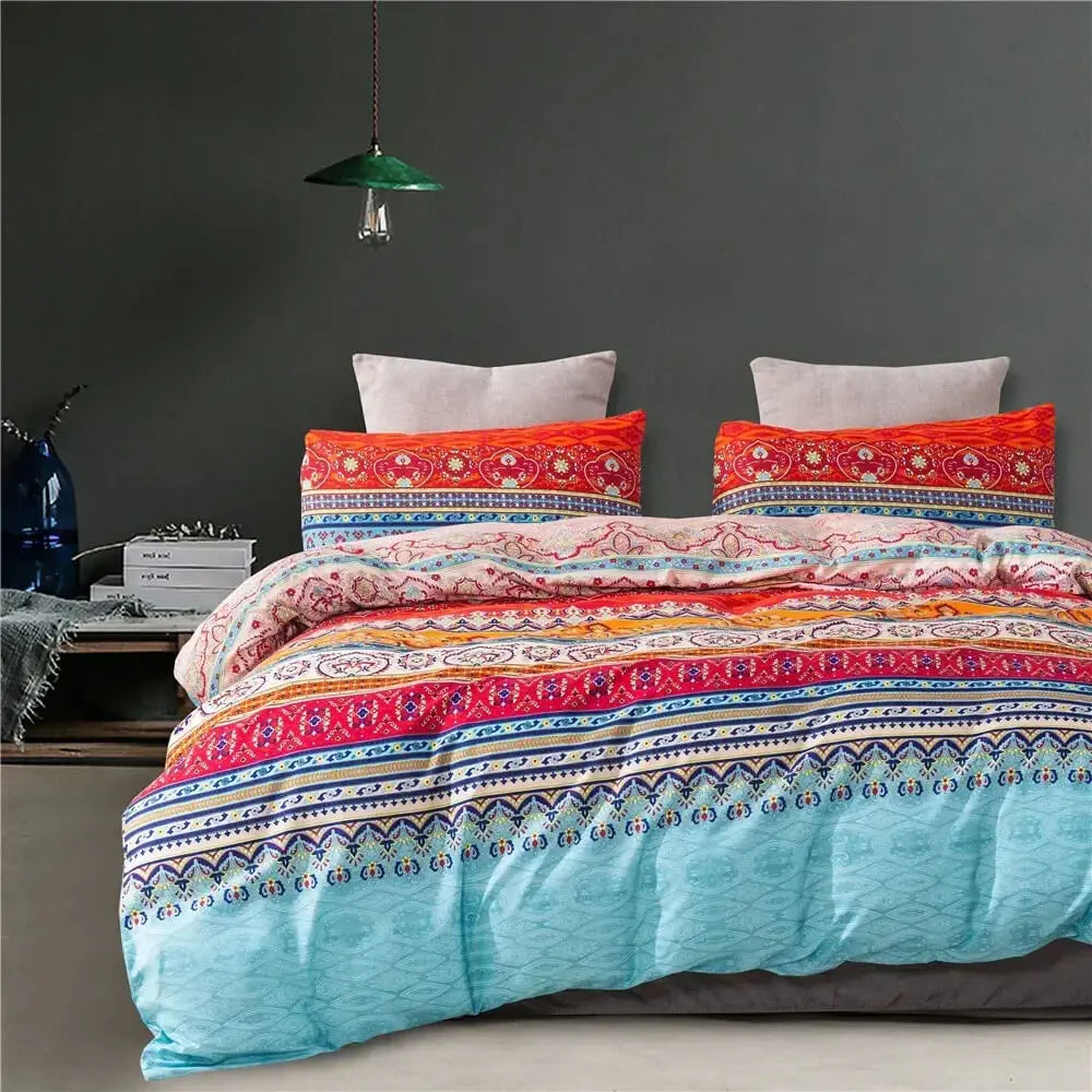 Boho Style Quilt Cover