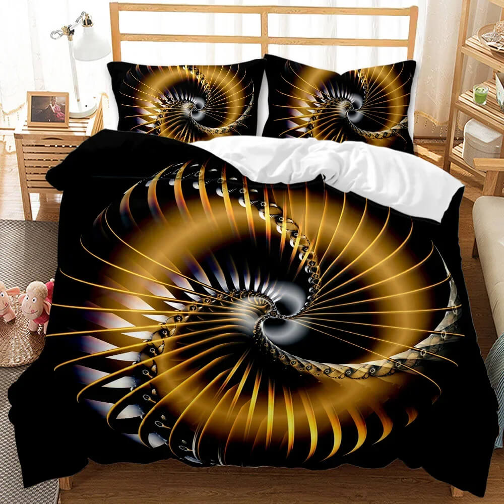 Colorful gypsy tie dye bedding set for modern rooms