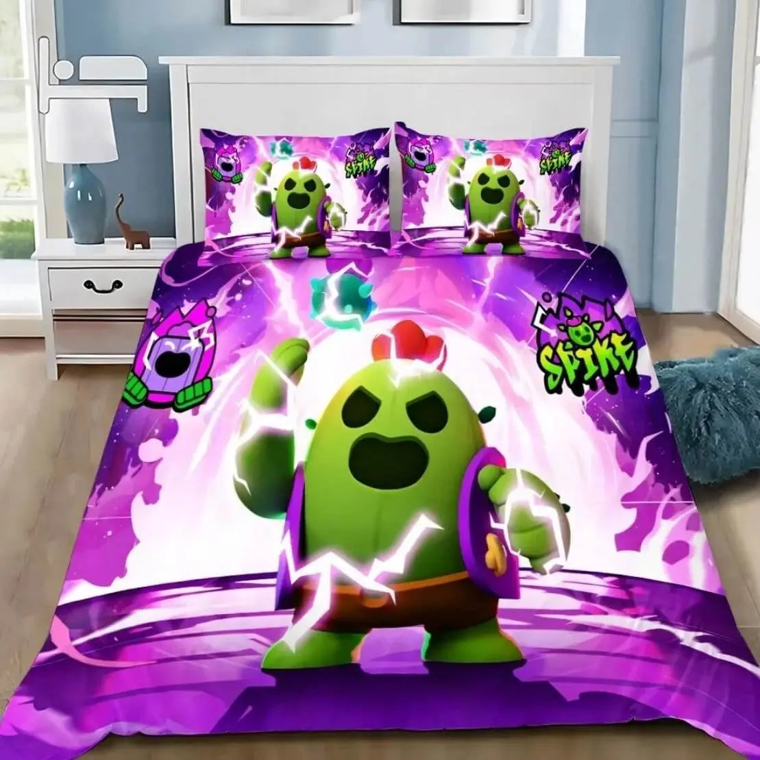 Brawl Stars Spike Duvet Cover