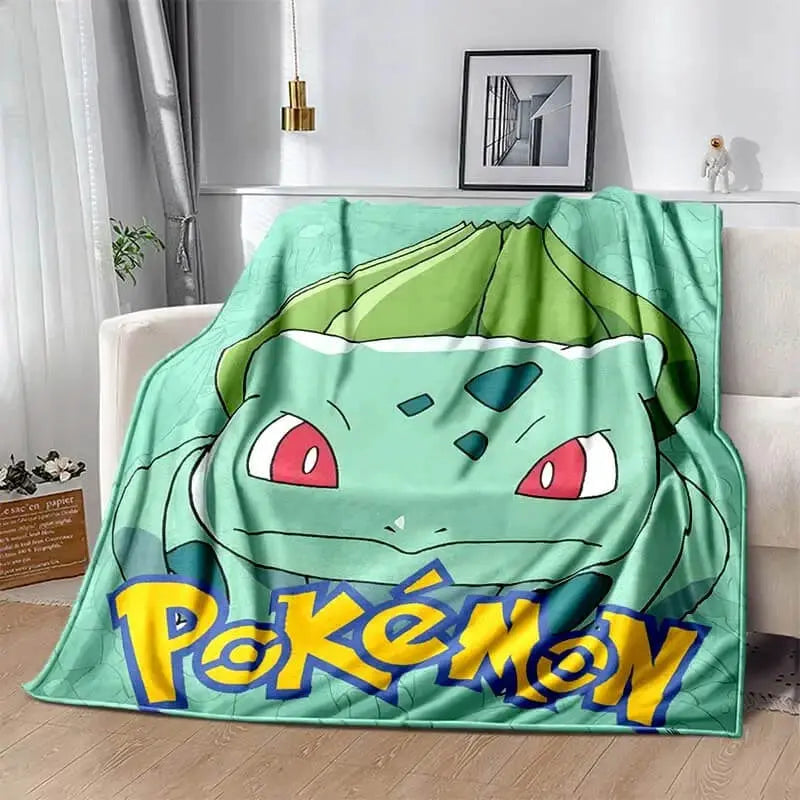 Bulbasaur Pokemon Throw Blanket