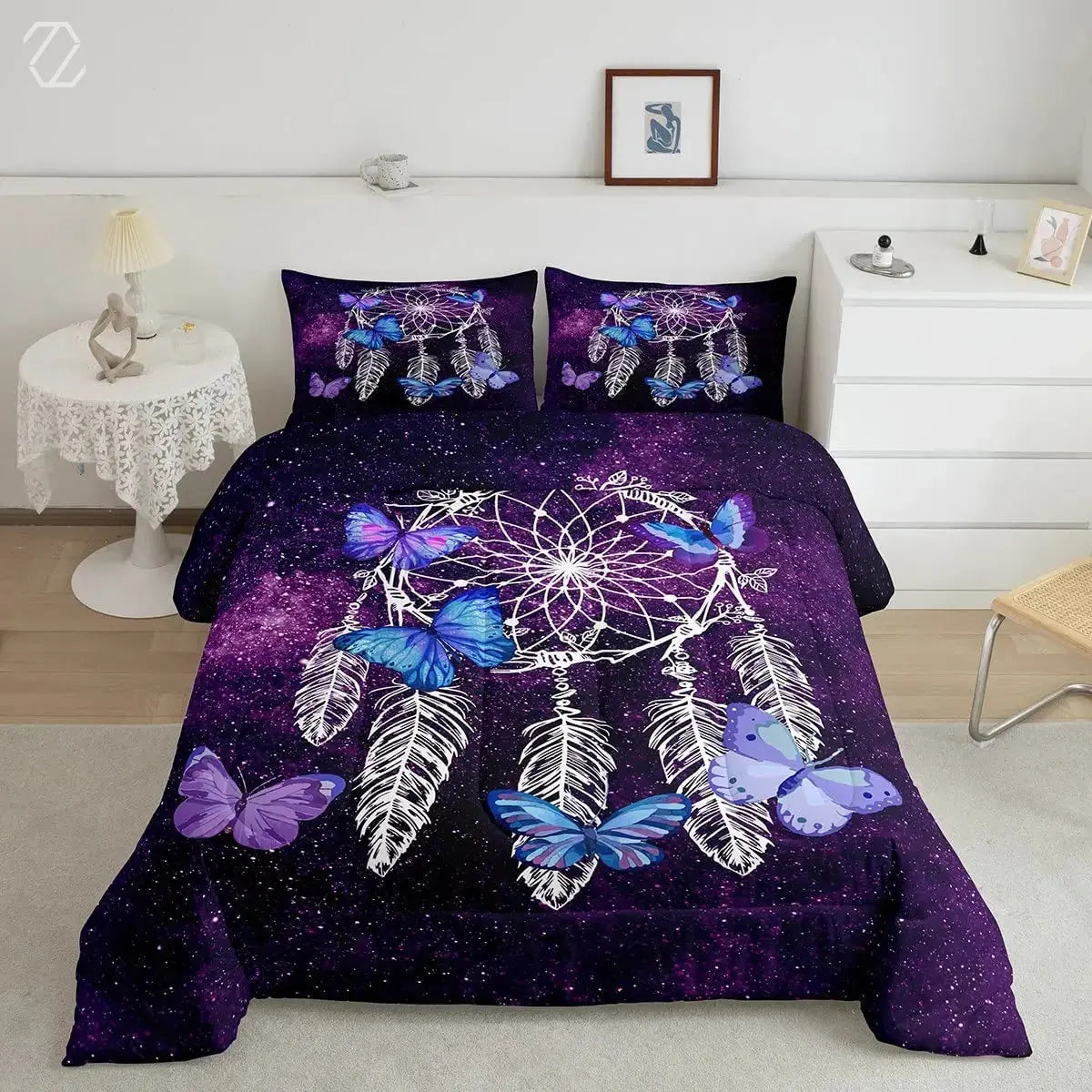 Butterfly Dreamcatcher Duvet Cover My Store