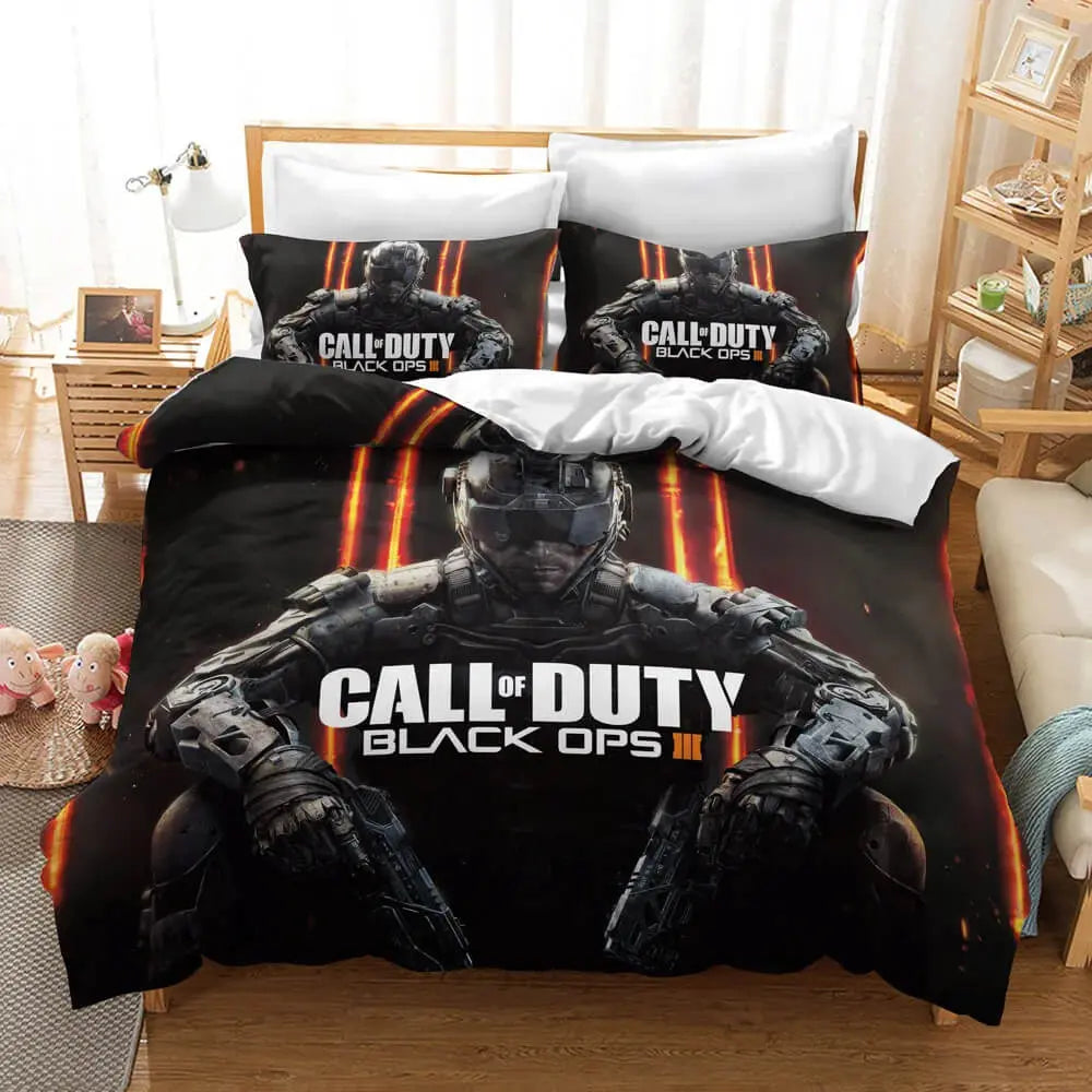 Call Of Duty 3D Quilt Cover