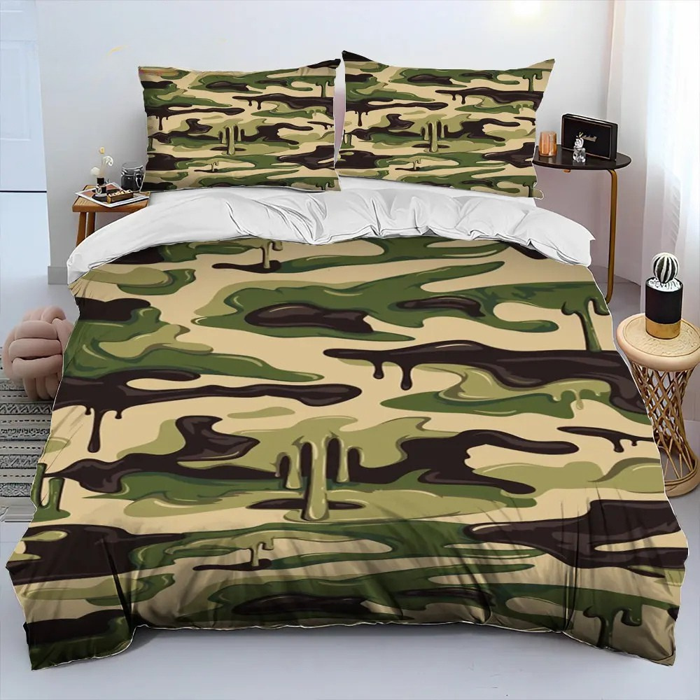 camo kids bedding