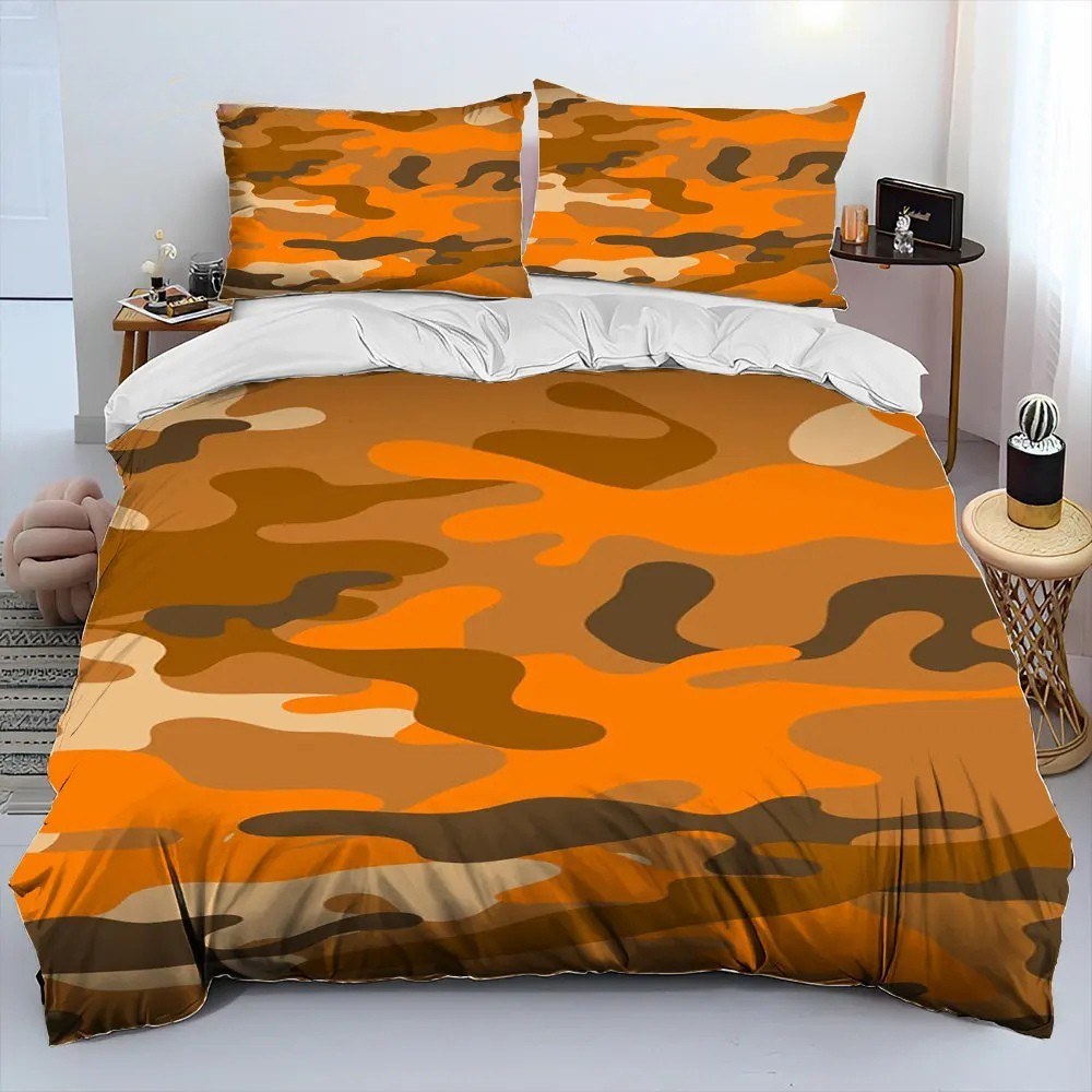 camouflage microfiber bedding