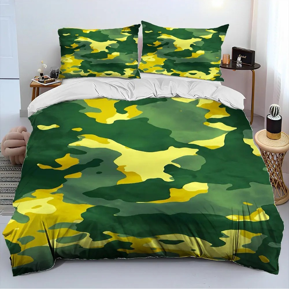 camo bedding dorm room