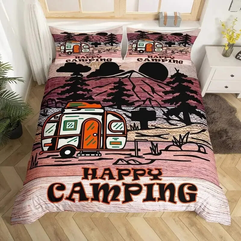 camping doona cover set