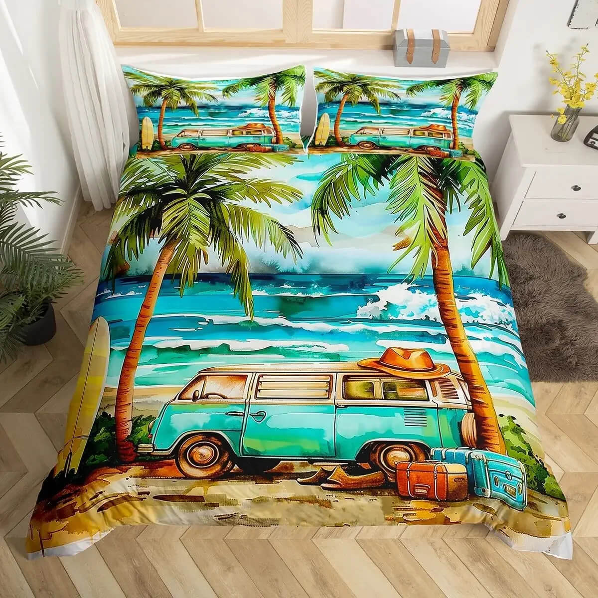 rv camping quilt cover