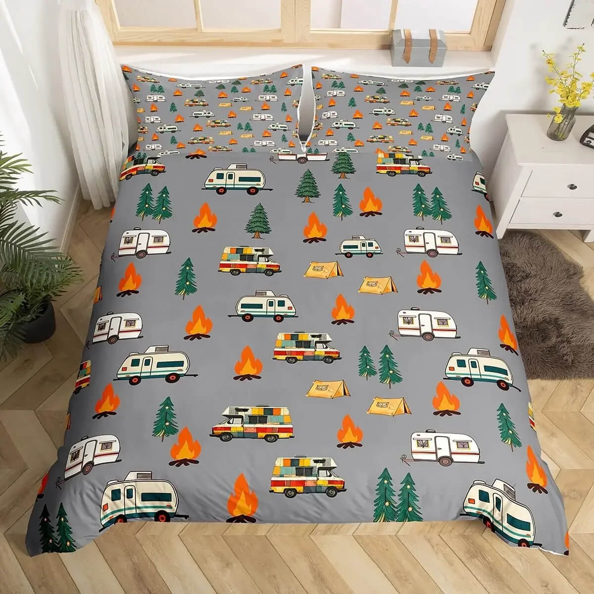 camping bedding queen size