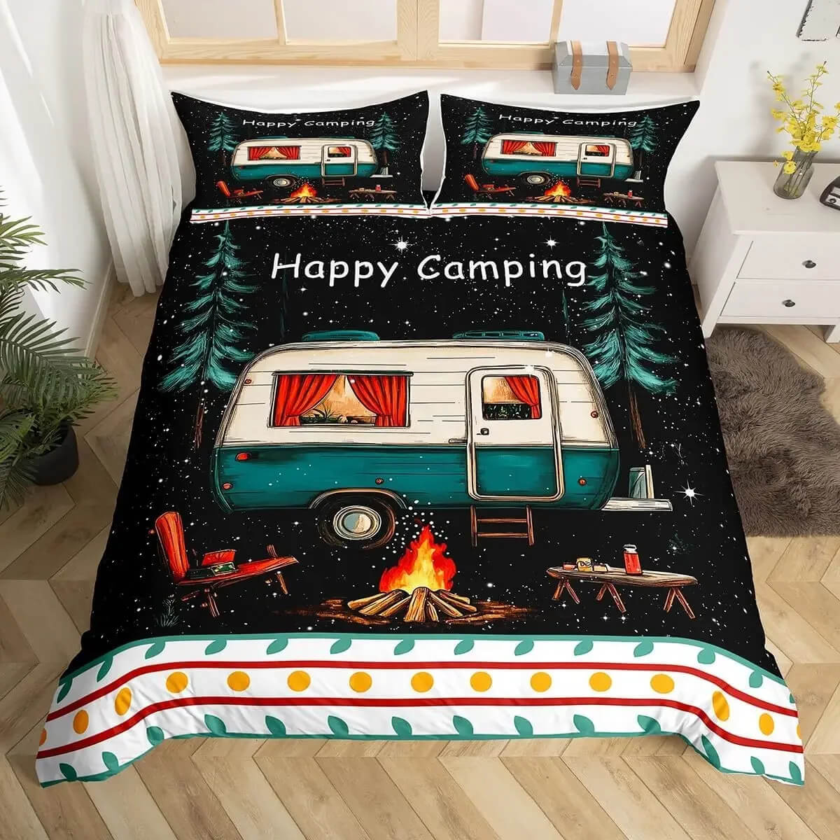 camping themed bedding