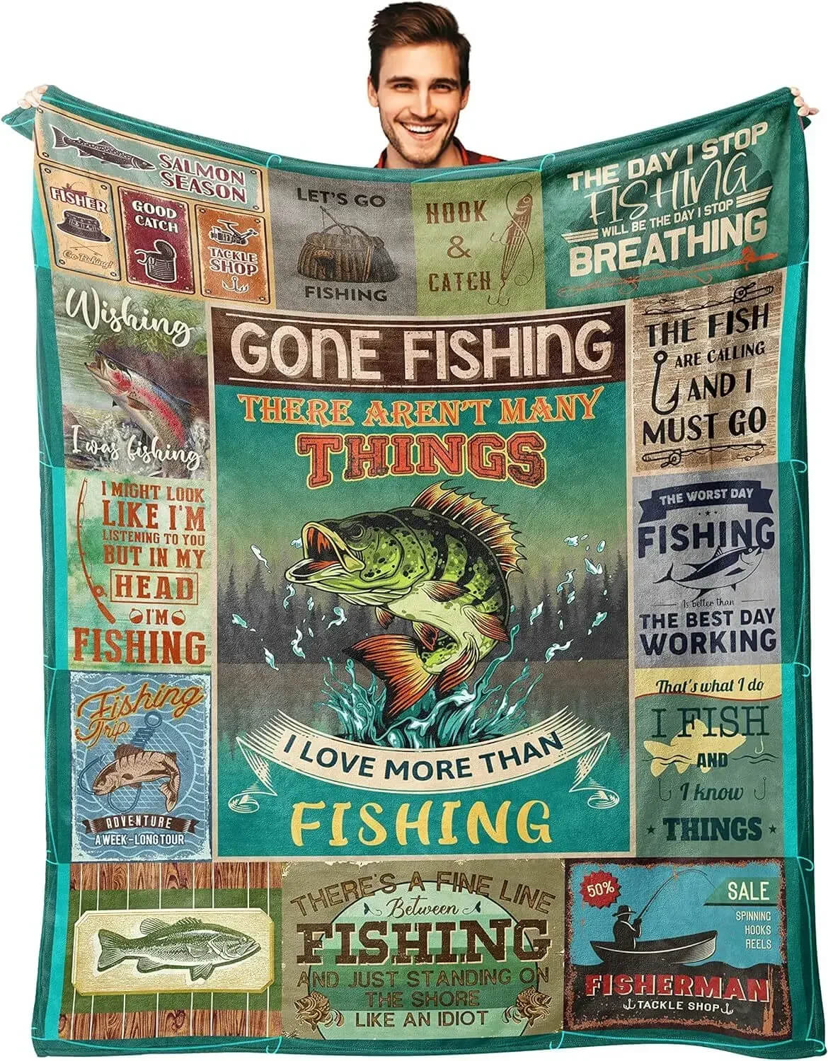 Outdoor adventure blanket for travel