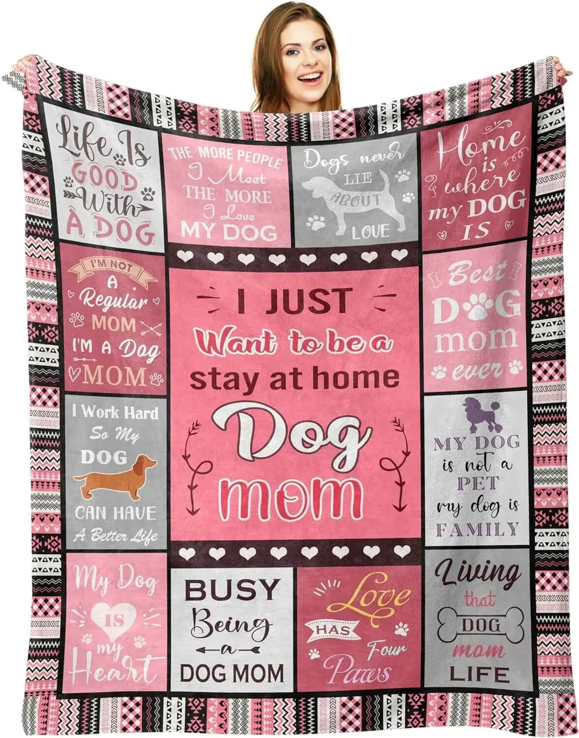 Soft camping throw blanket for bed