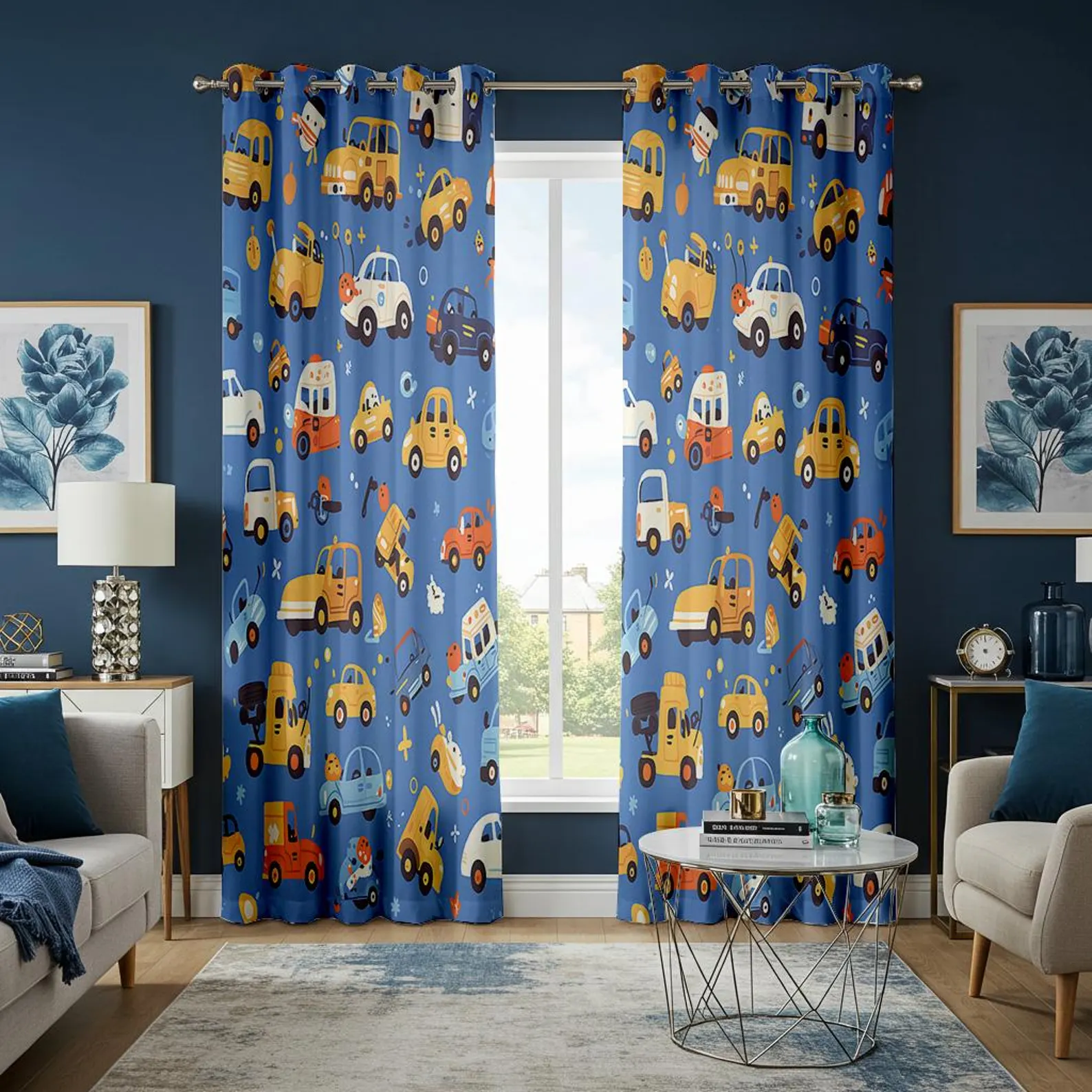 Car curtains for kids room
