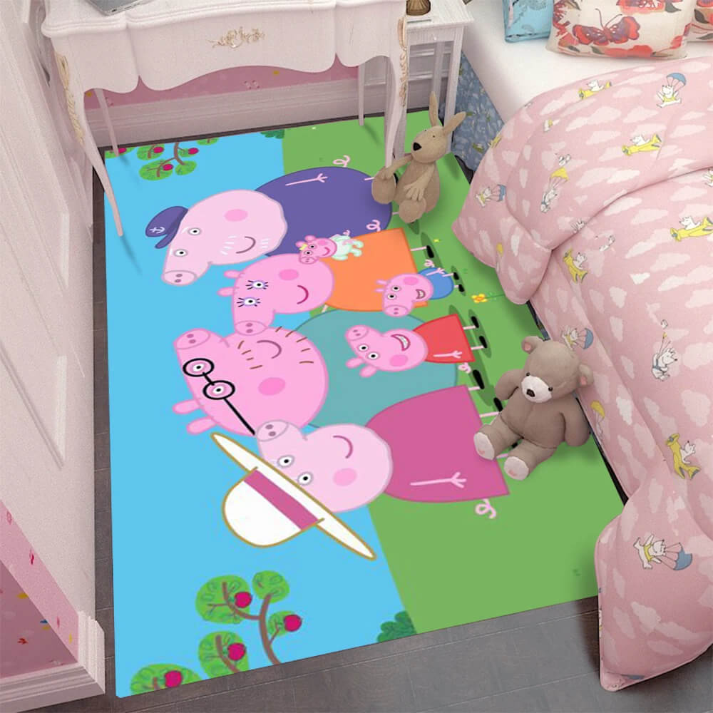 Peppa Pig cartoon floor mat for safe kids’ playtime