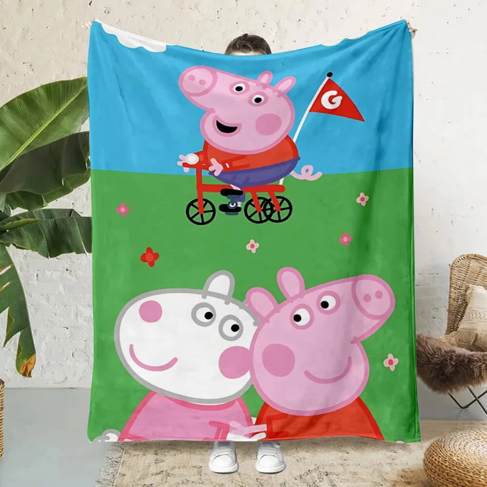 Peppa Pig birthday gift soft kids blanket