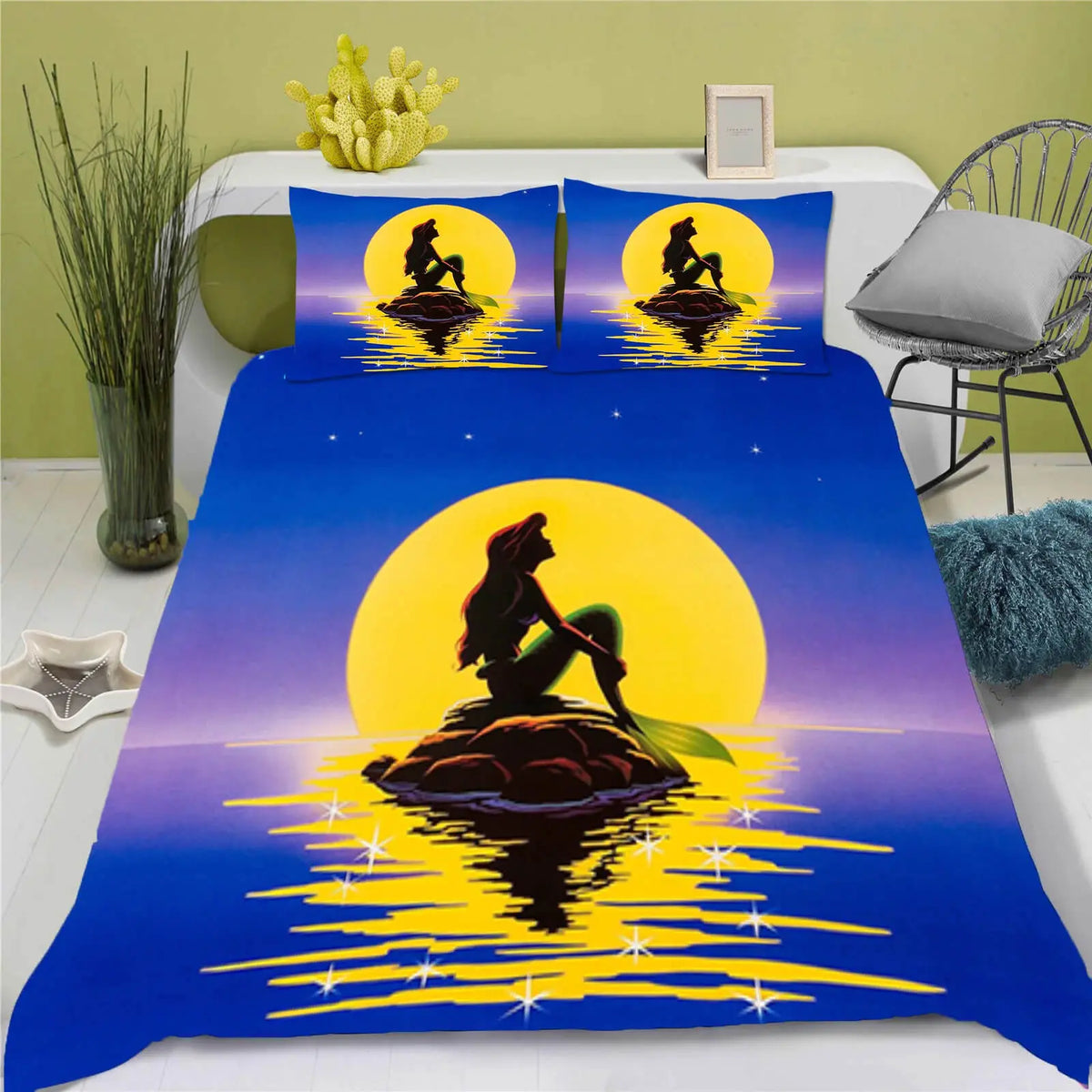 Cartoon Princesses Ariel Kids Doona Cover