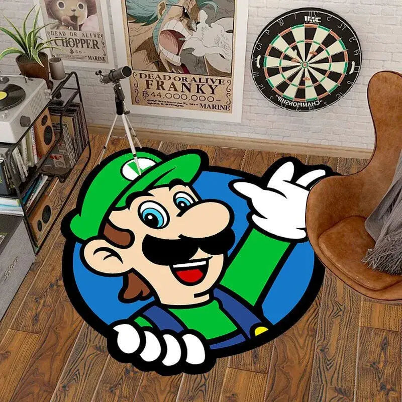 Super Mario Game Area Carpet for Kids Room and Play Space