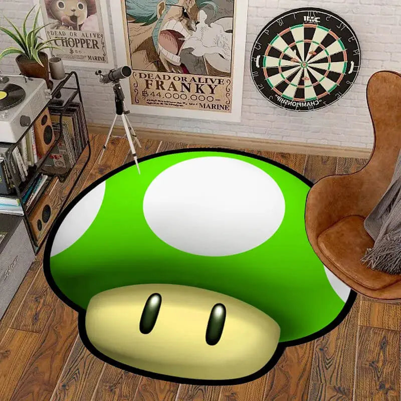 Cute Mario and Luigi Floor Carpet for Kids and Teens