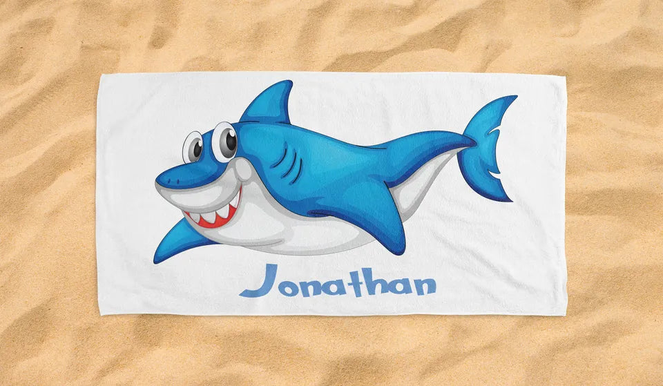 Cartoon character beach towel