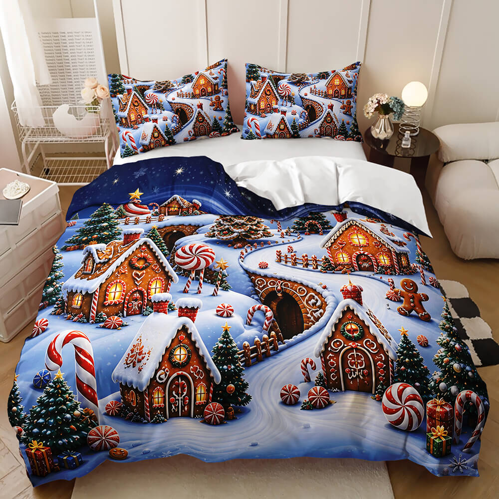 Christmas bedding duvet cover set for kids and adults