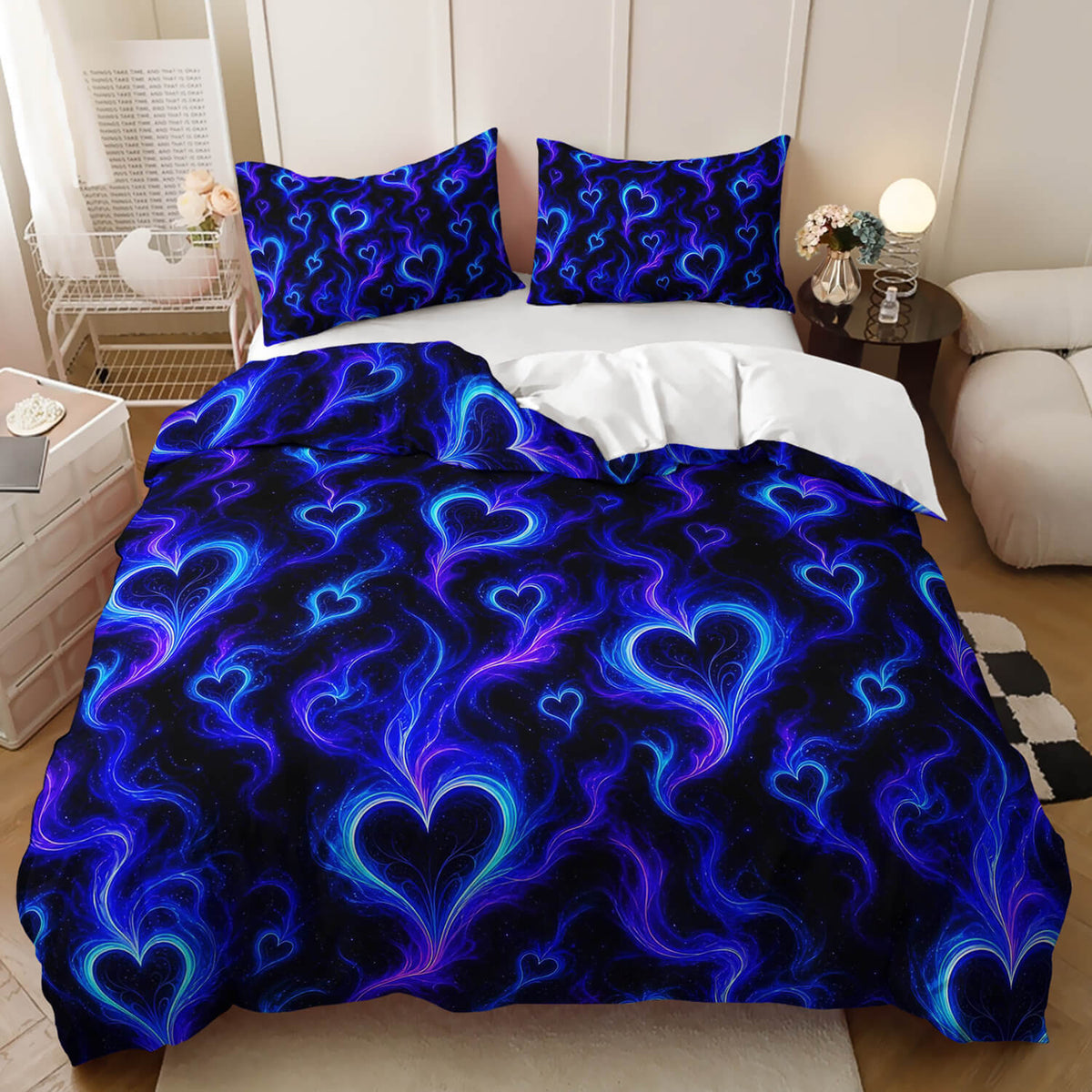 Christmas duvet cover for family holiday bedroom decor