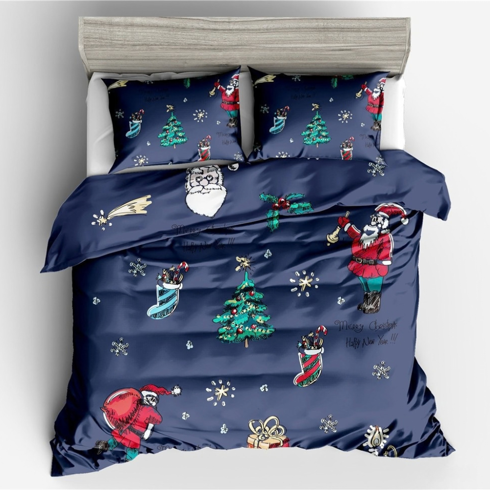 Christmas themed duvet cover for bedroom