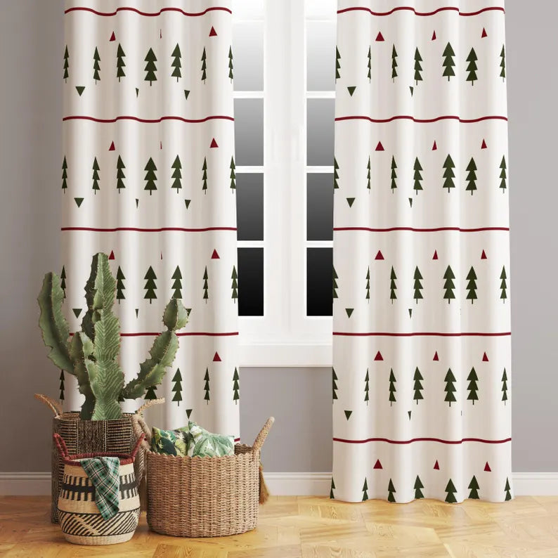 Christmas holiday window treatments