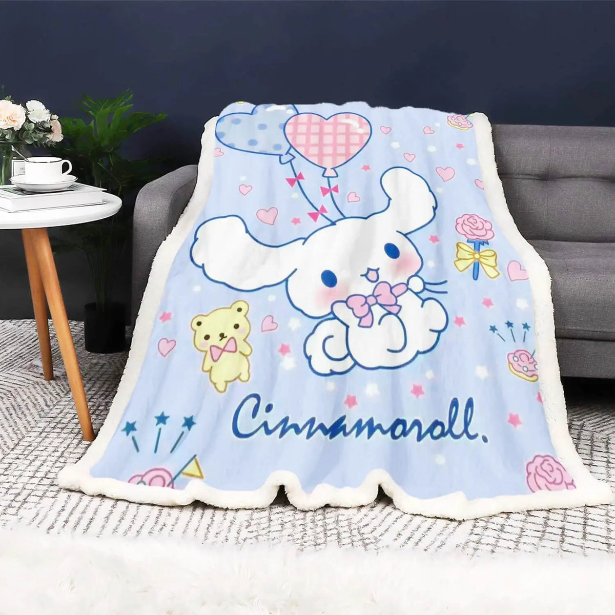 Cinnamoroll Throw Blanket