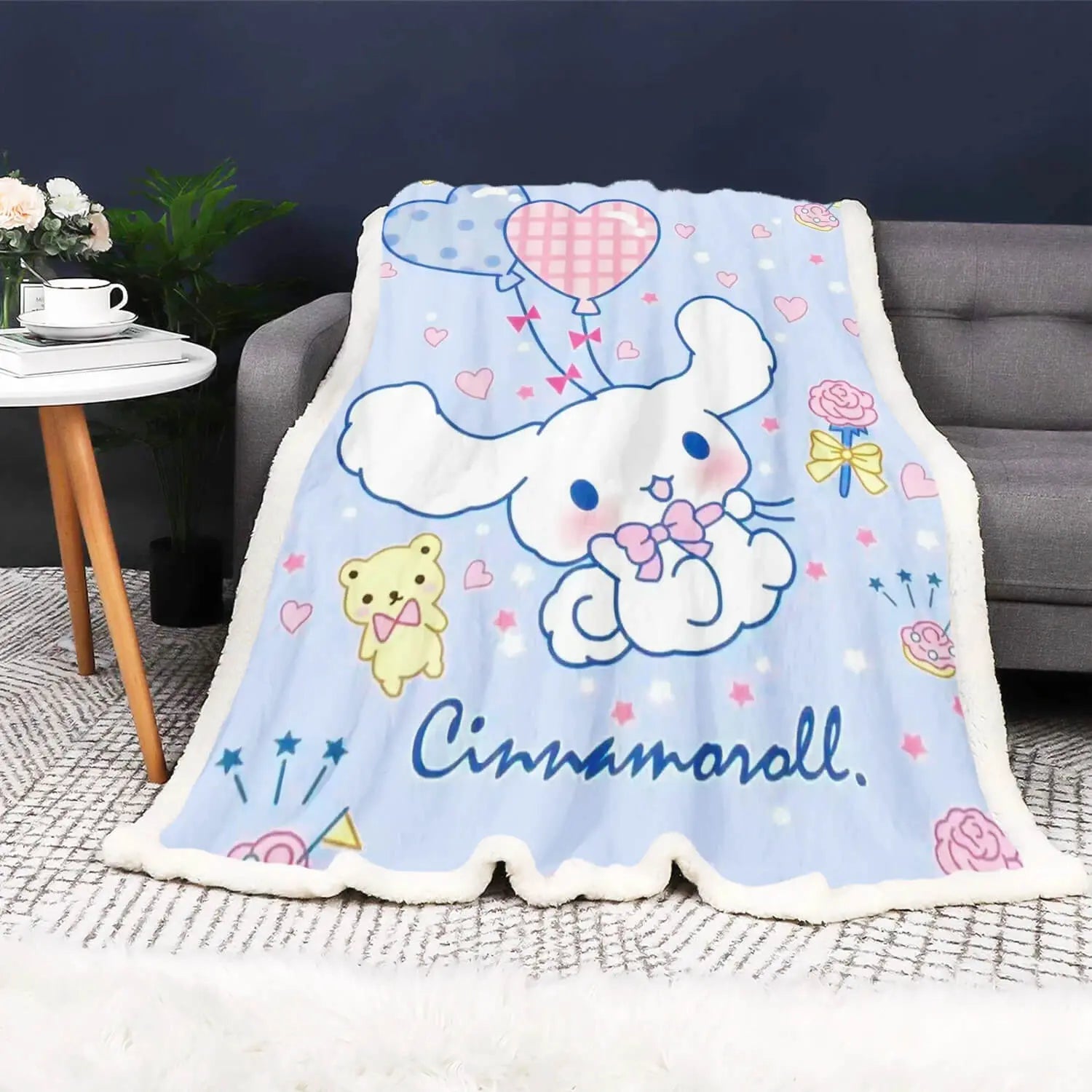 Cinnamoroll Throw Blanket