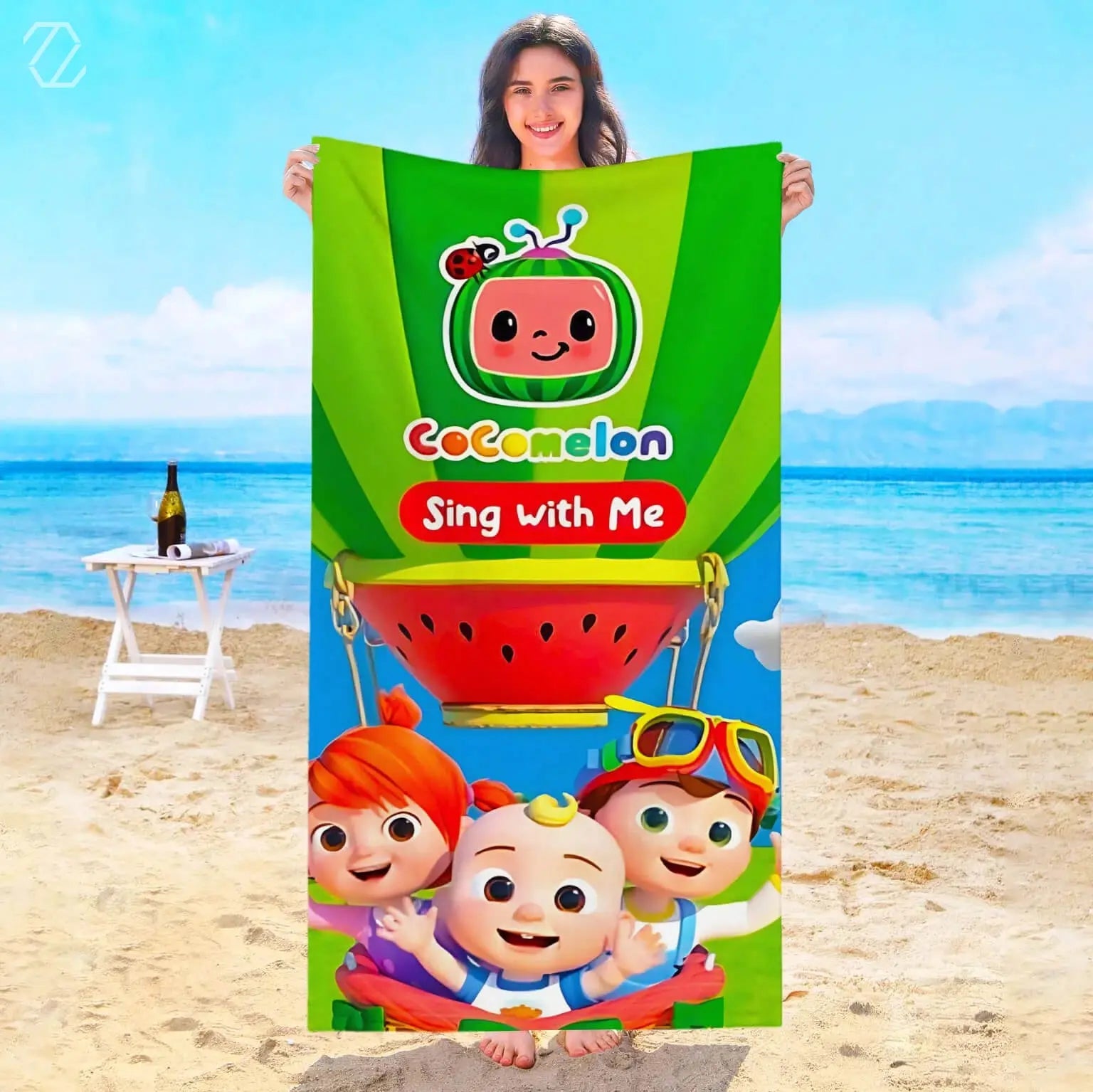 CoComelon Cartoon Beach Towel